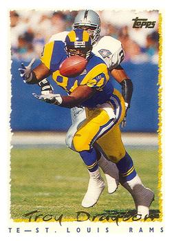 Troy Drayton St. Louis Rams 1995 Topps NFL #56